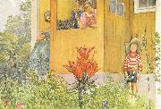 Carl Larsson Dressing Up Germany oil painting artist